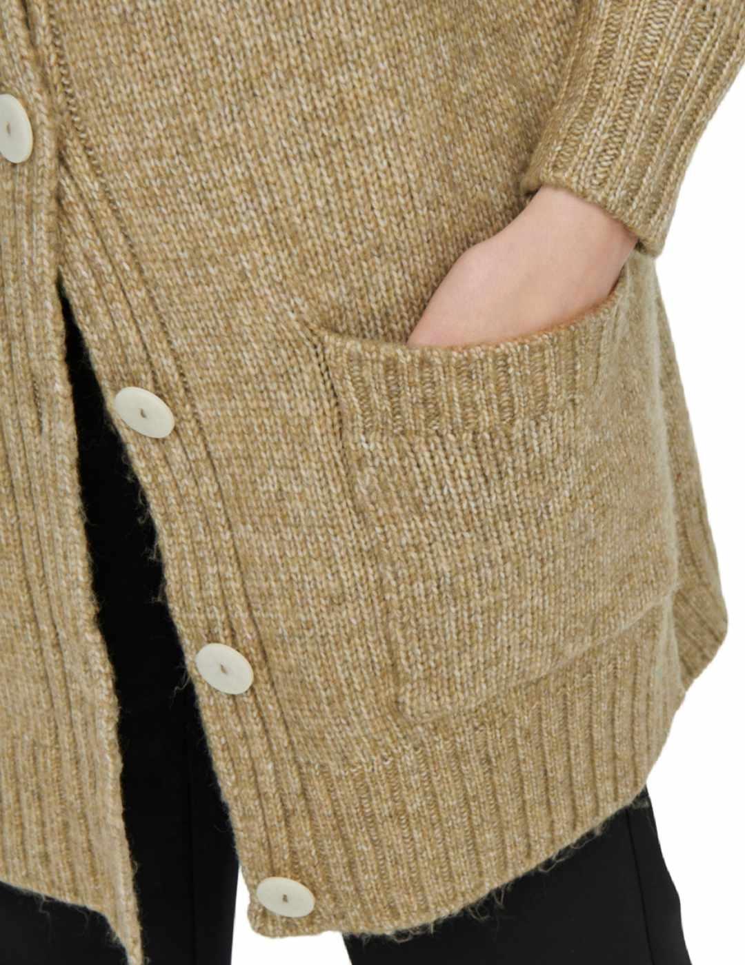 Cardigan Only Airy marrón para mujer -b