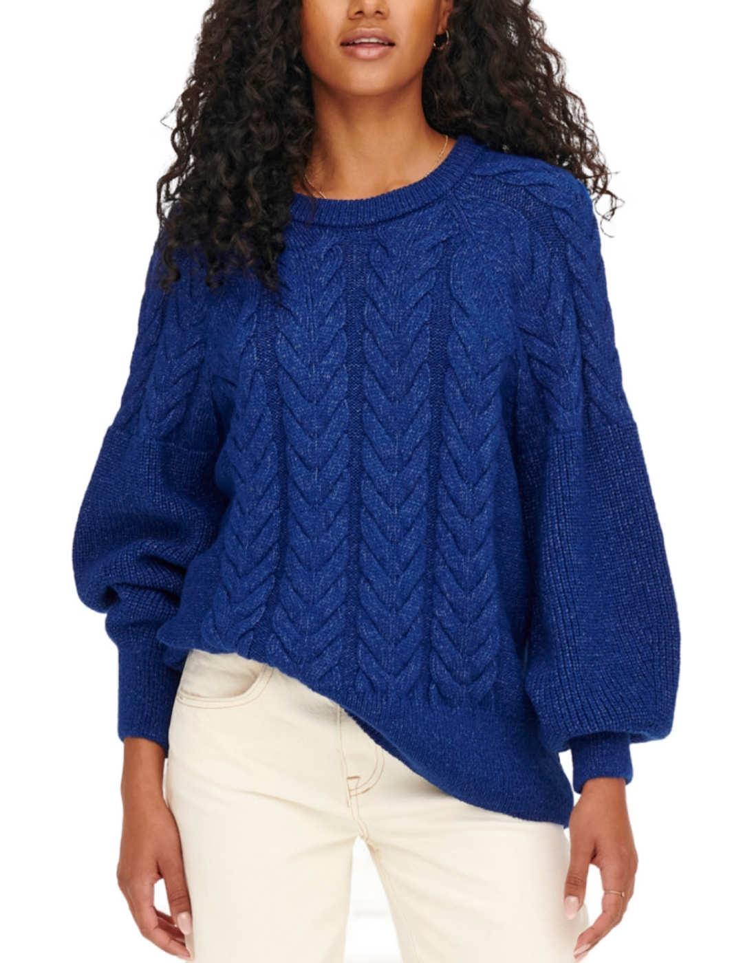 Jersey Only Sif Freja azul para mujer -b