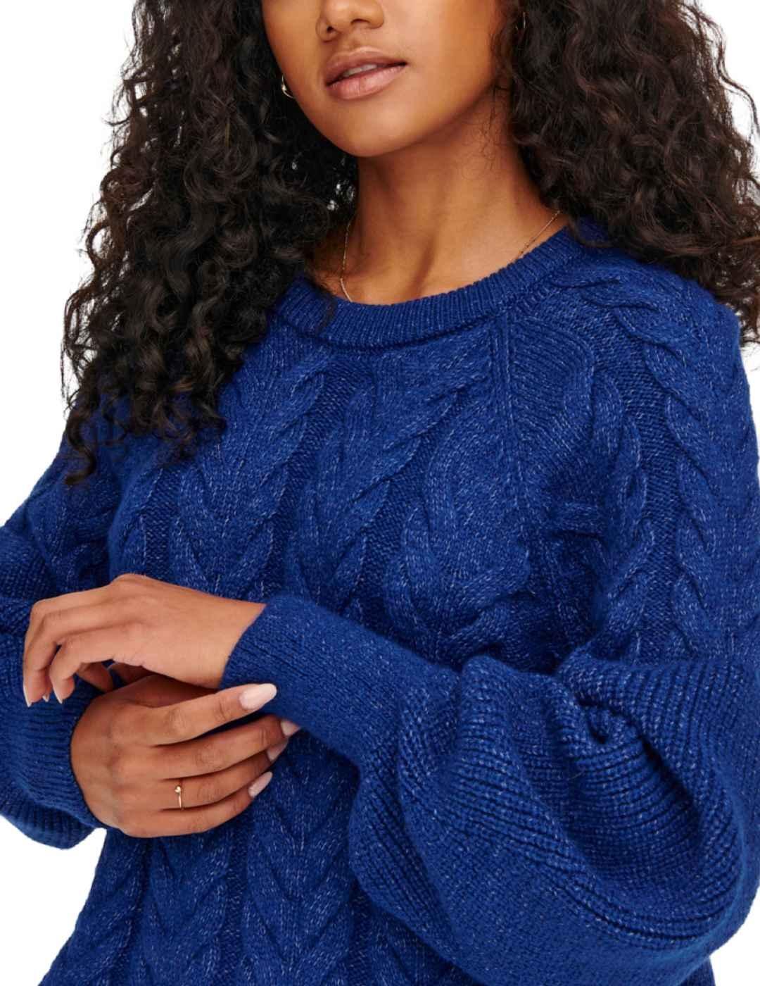 Jersey Only Sif Freja azul para mujer -b