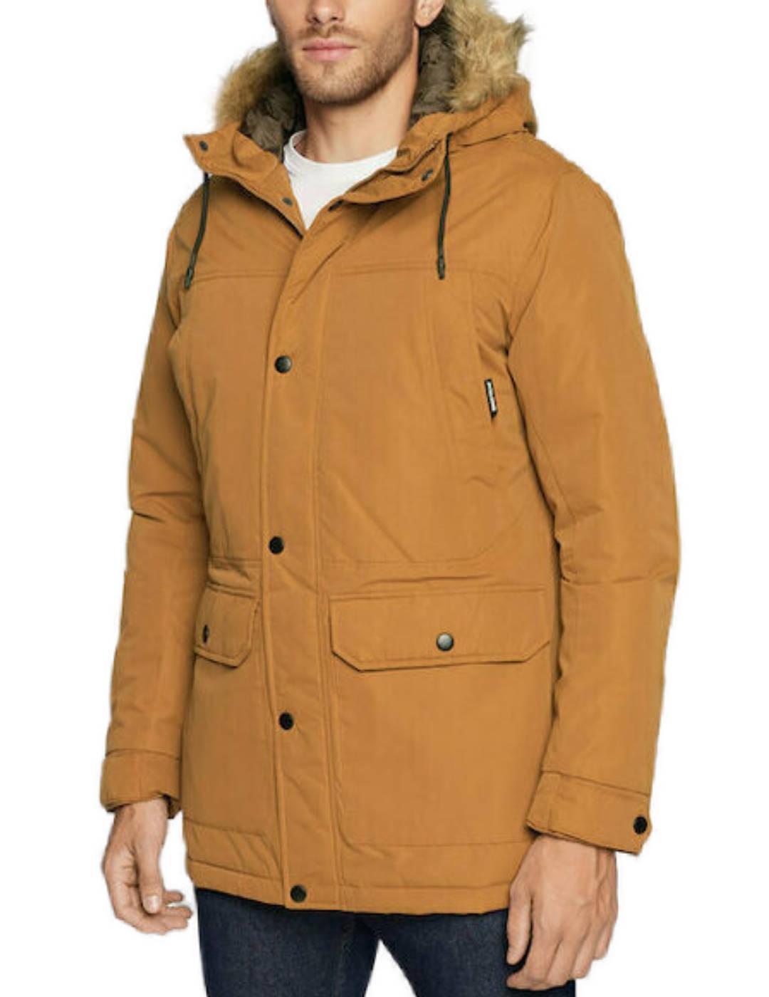 Parka Jack&Jones Winner camel para hombre-b