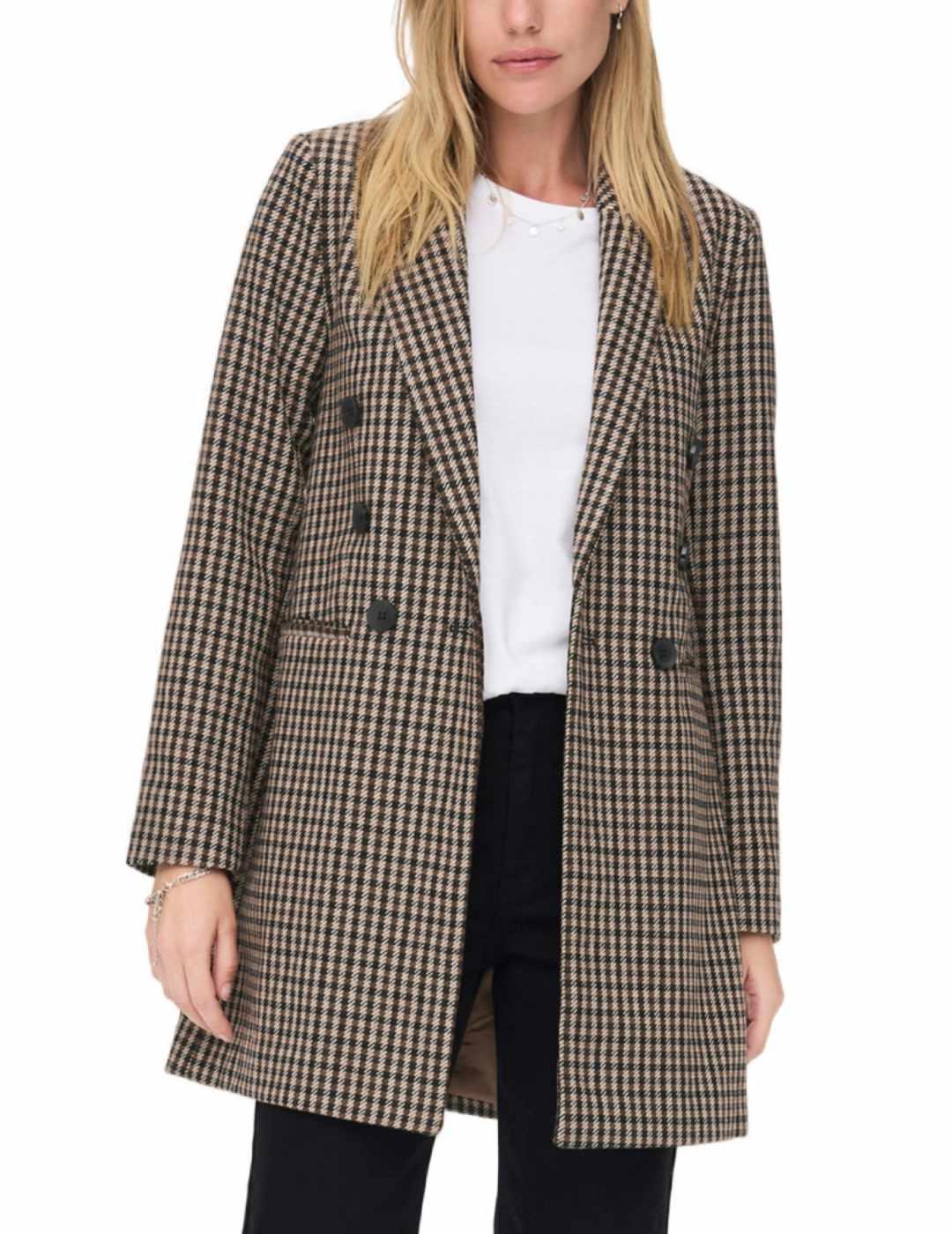 Blazer Only Miranda camel para mujer -b