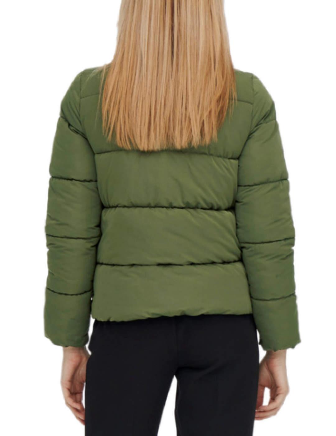 Plumas Only Cool verde militar para mujer -b