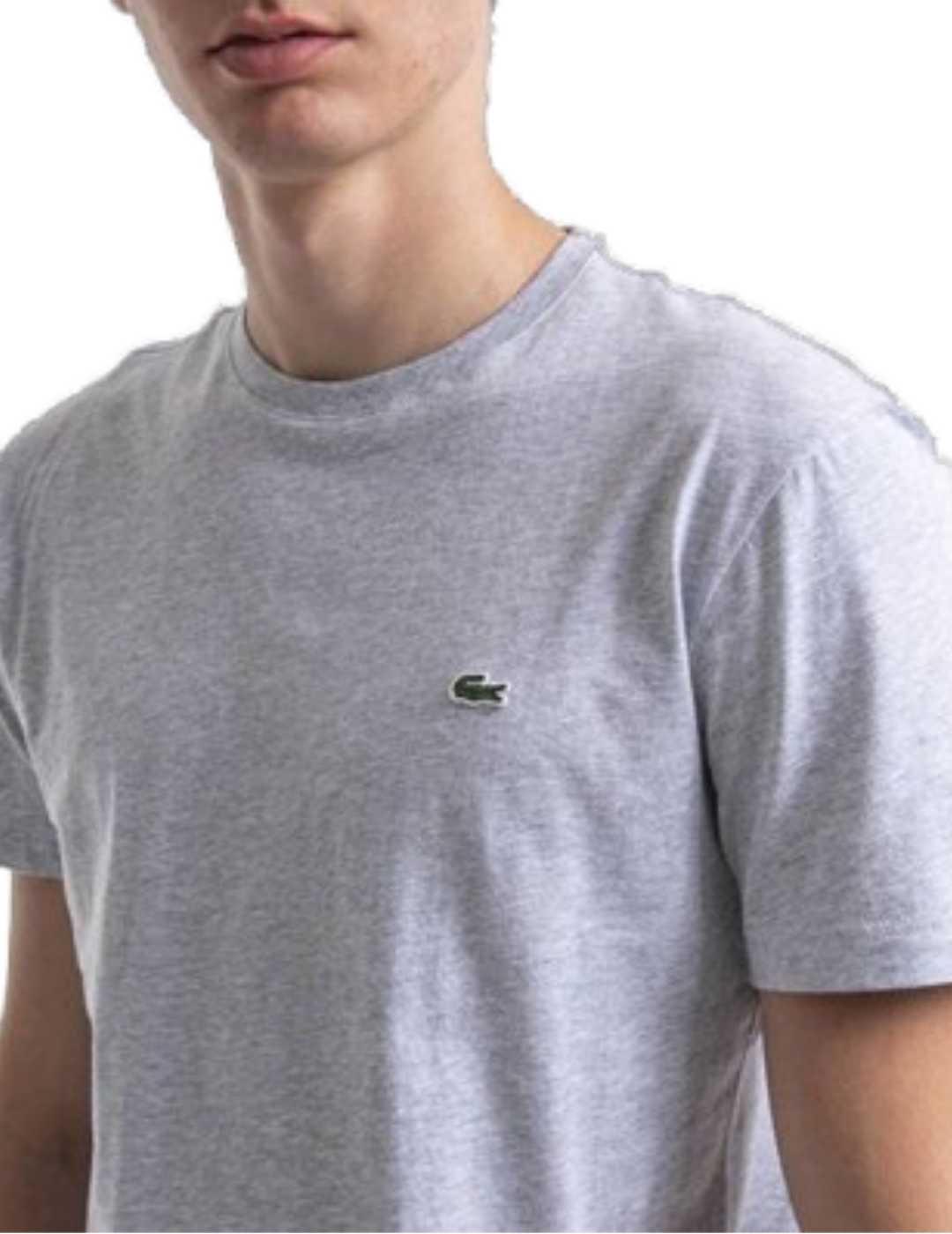 Camiseta Lacoste gris claro de hombre-b