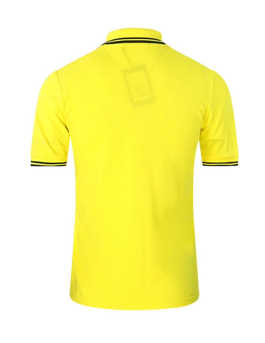 Polo Fred Perry amarillo para hombre -b