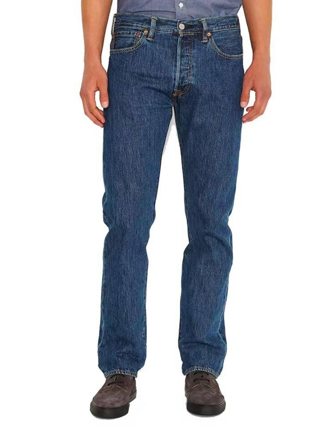 Pantalón vaquero levis 501 Regular marino hombre-J