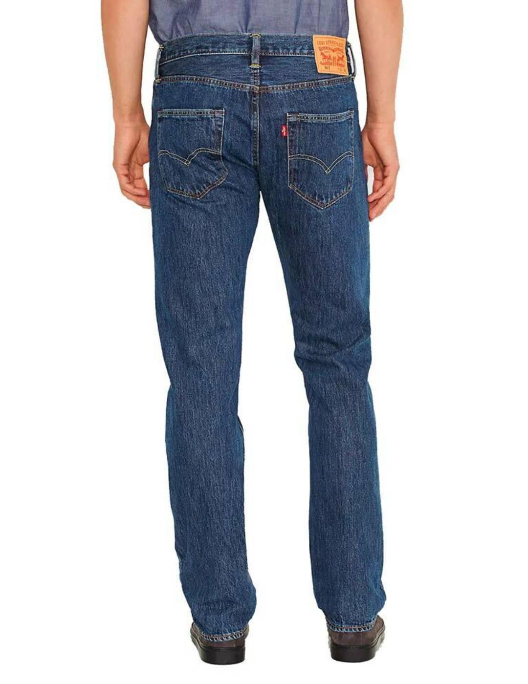 Pantalón vaquero levis 501 Regular marino hombre-J