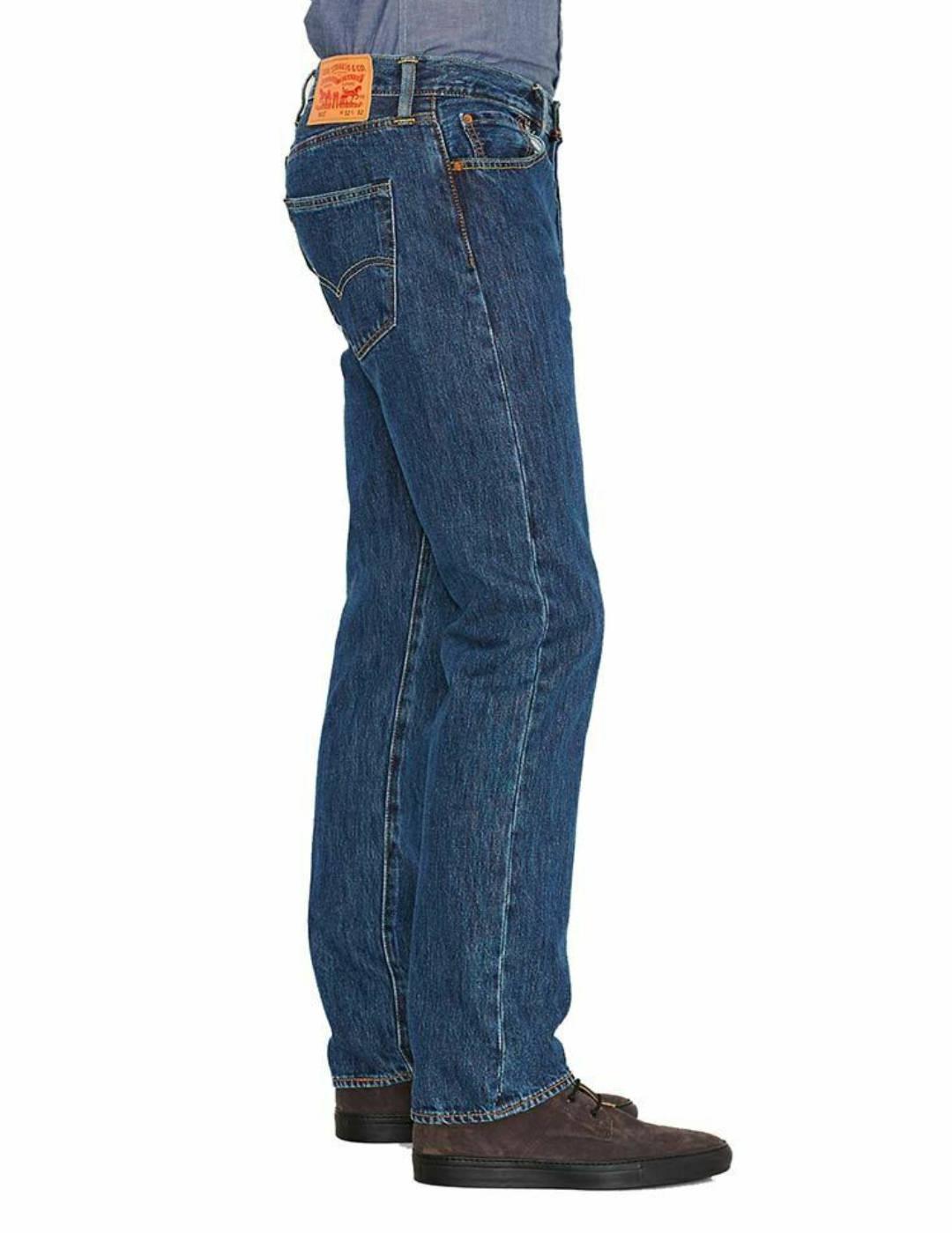 Pantalón vaquero levis 501 Regular marino hombre-J