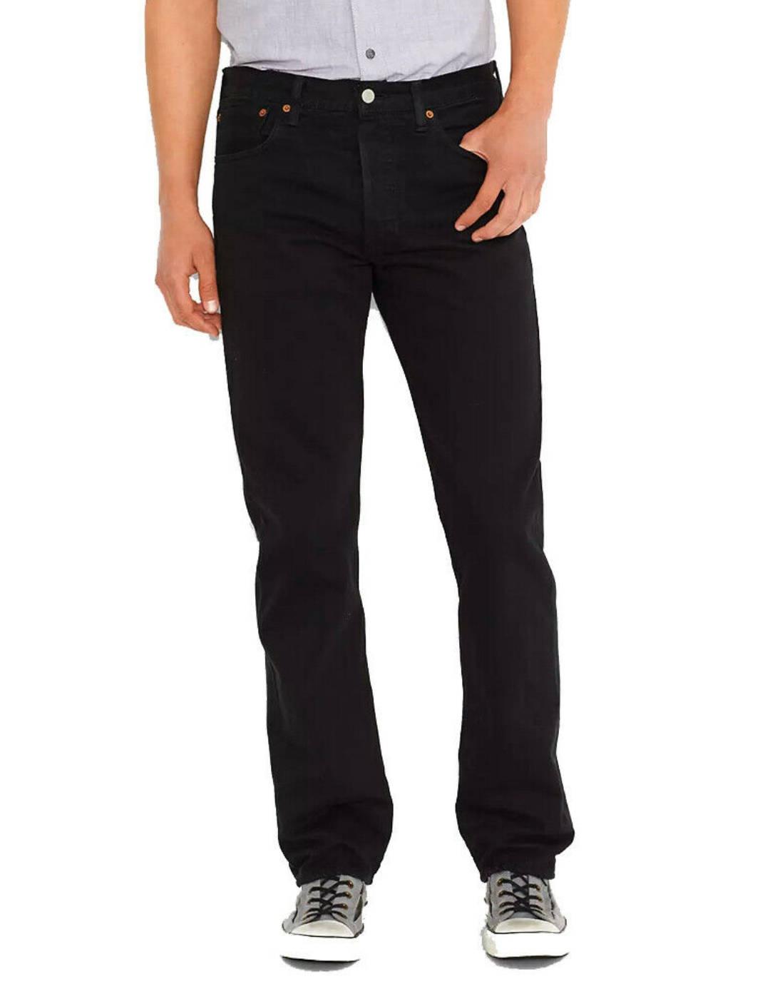 Pantalón levis 501 regular negro hombre -o