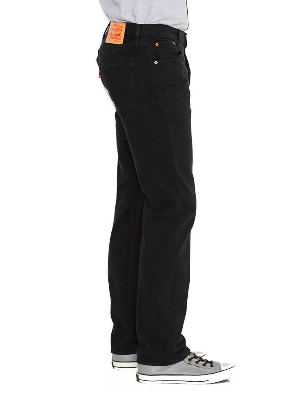 Pantalón levis 501 regular negro hombre -o