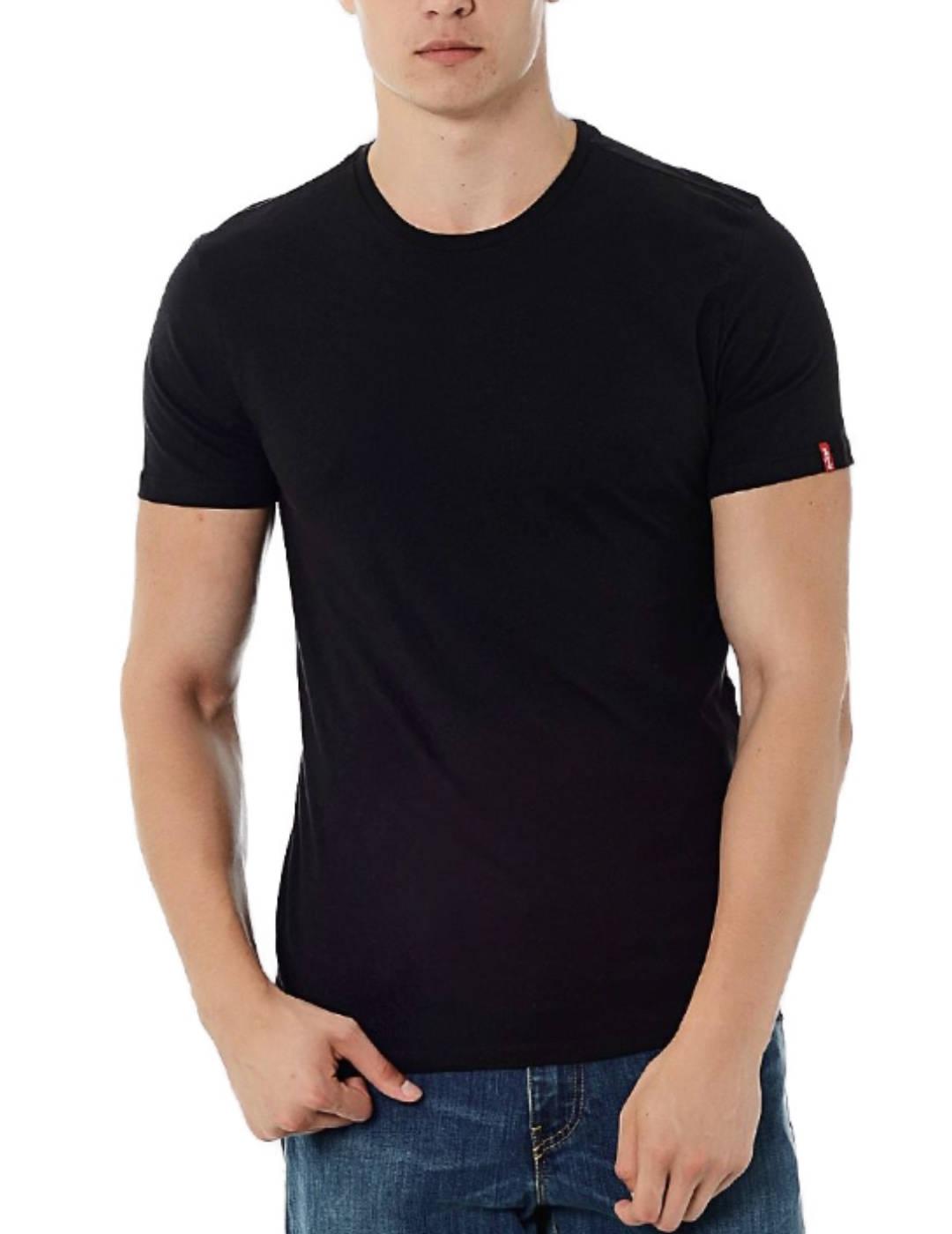 Pack Levi´s dos camisetas negras de hombre-&