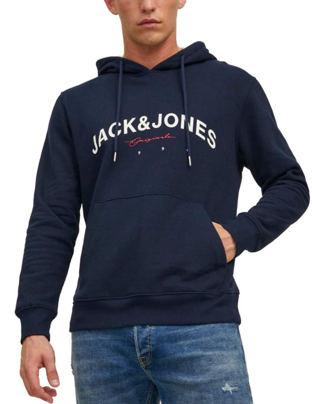 Sudadera Jack&Jones Friday marino para hombre-b