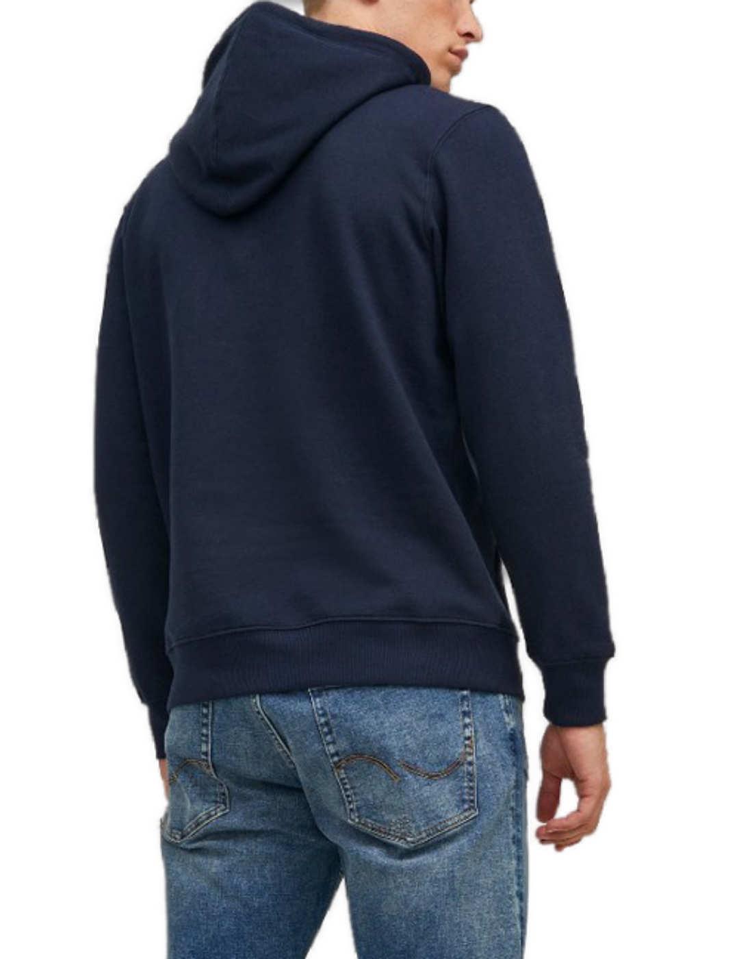 Sudadera Jack&Jones Friday marino para hombre-b