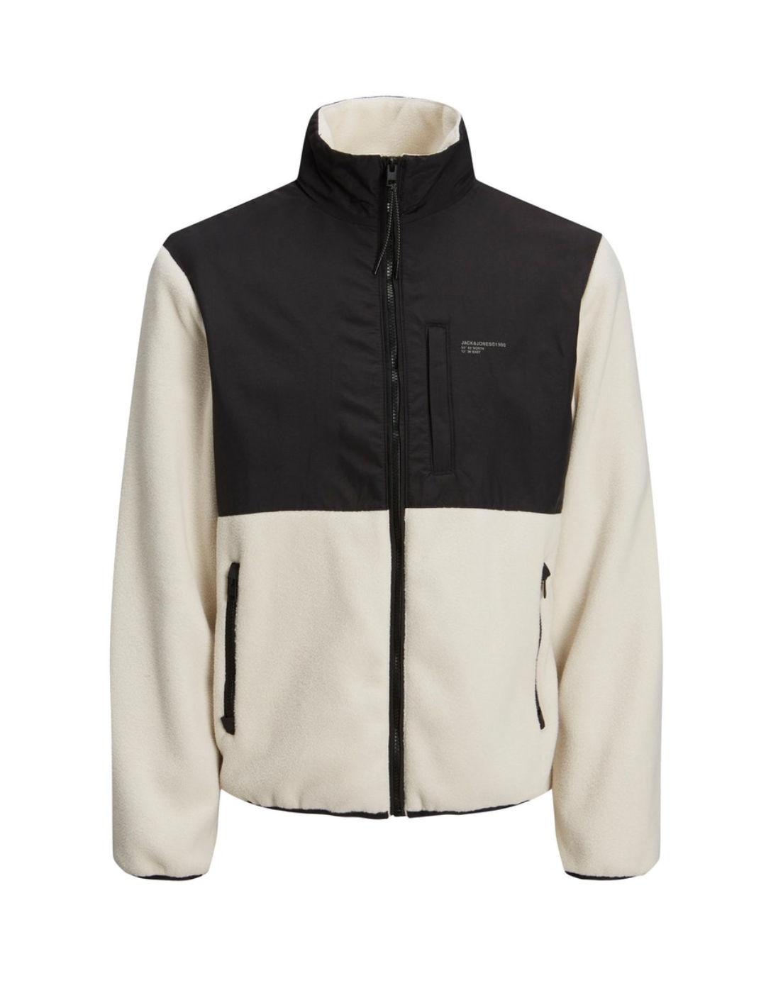 Chaqueta polar Jack&Jones Blake beige de hombre-b