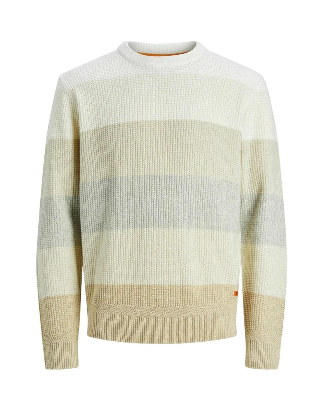 Jersey Jack&Jones Orion beige para hombre-b