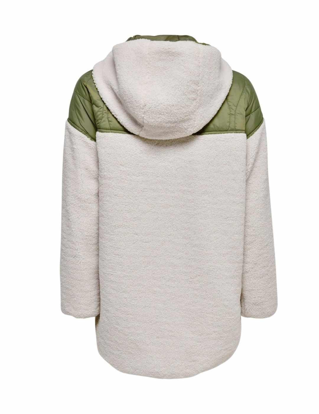 Chaqueta Only Tinka verde/gris para mujer -b