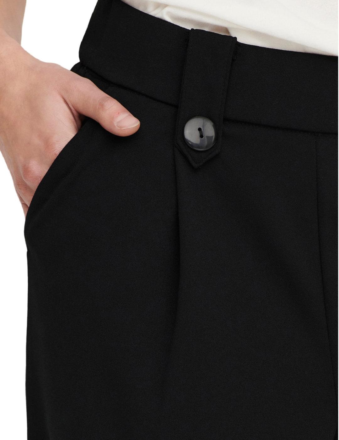 Pantalon Only Sania negro para mujer -b