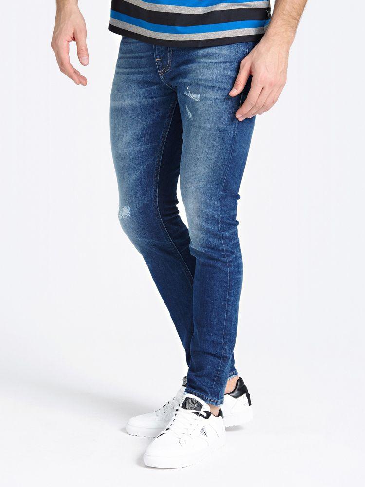 Pantalón vaquero Guess skinny azul medio para hombre