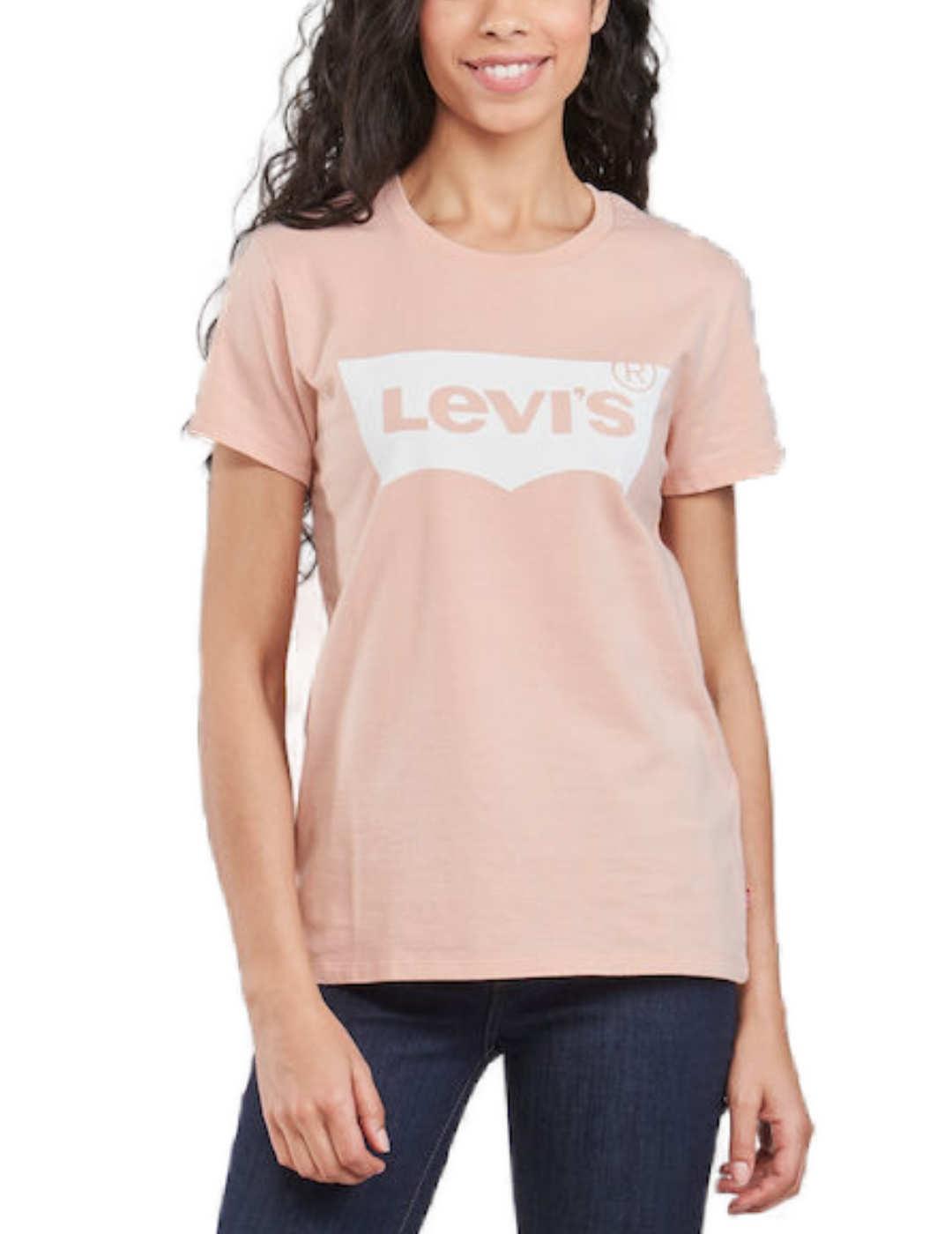 Camiseta Levis original color crudo para mujer-z