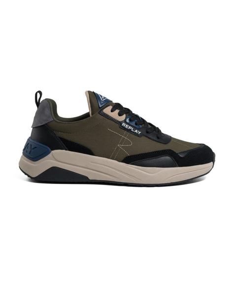 Zapatillas Replay Tenner Stuck verde para hombre b