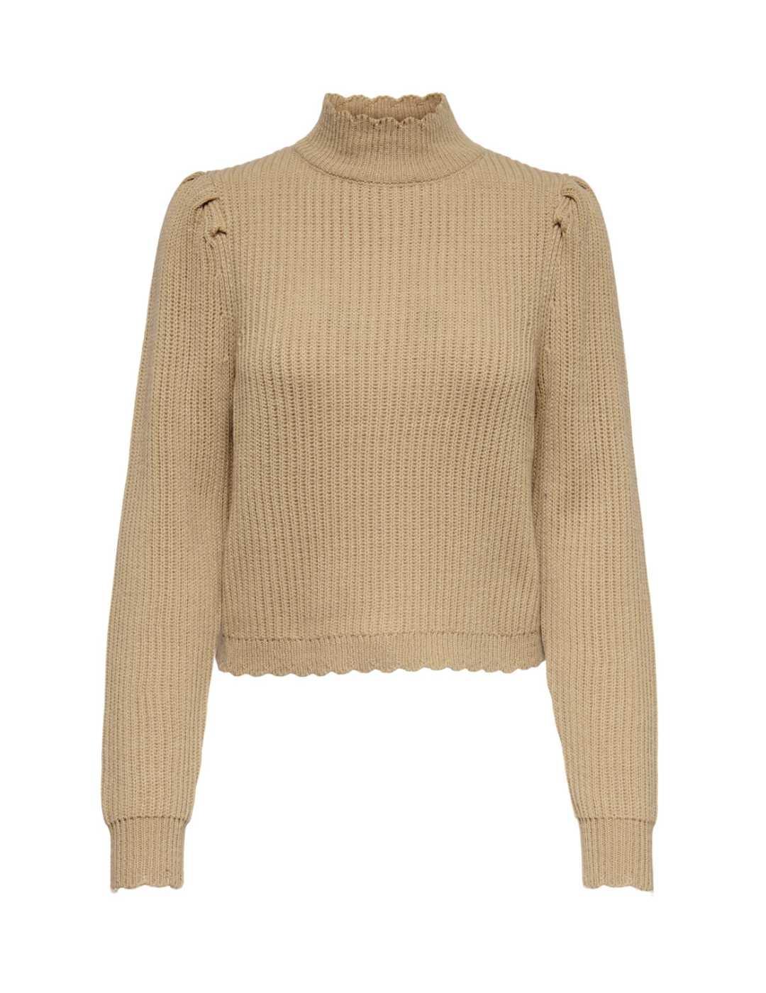 Jersey Only Laura beige de mujer-b