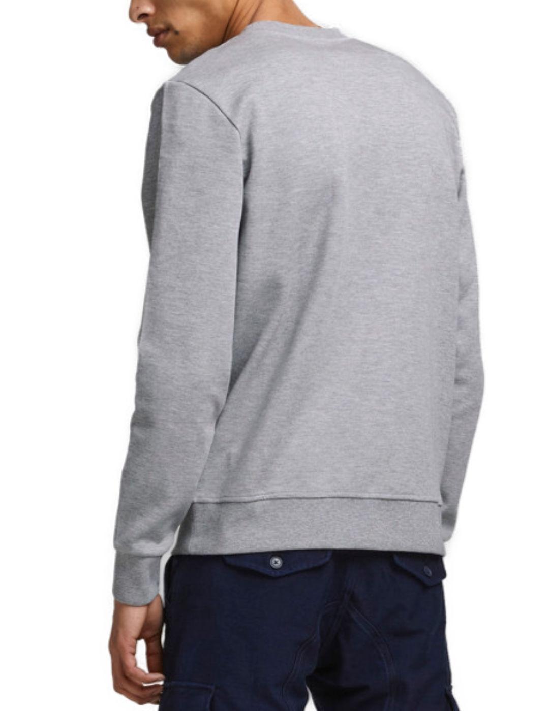 Sudadera Jack&jones Basic gris para hombre-b