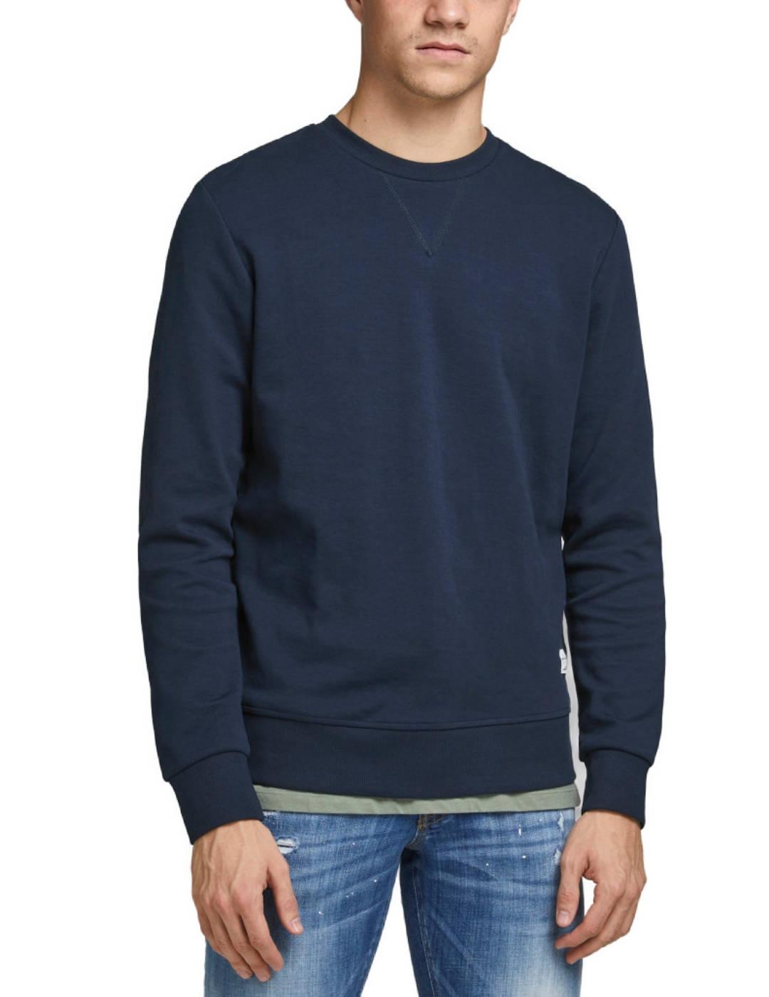 Sudadera Jack&jones Basic marino para hombre