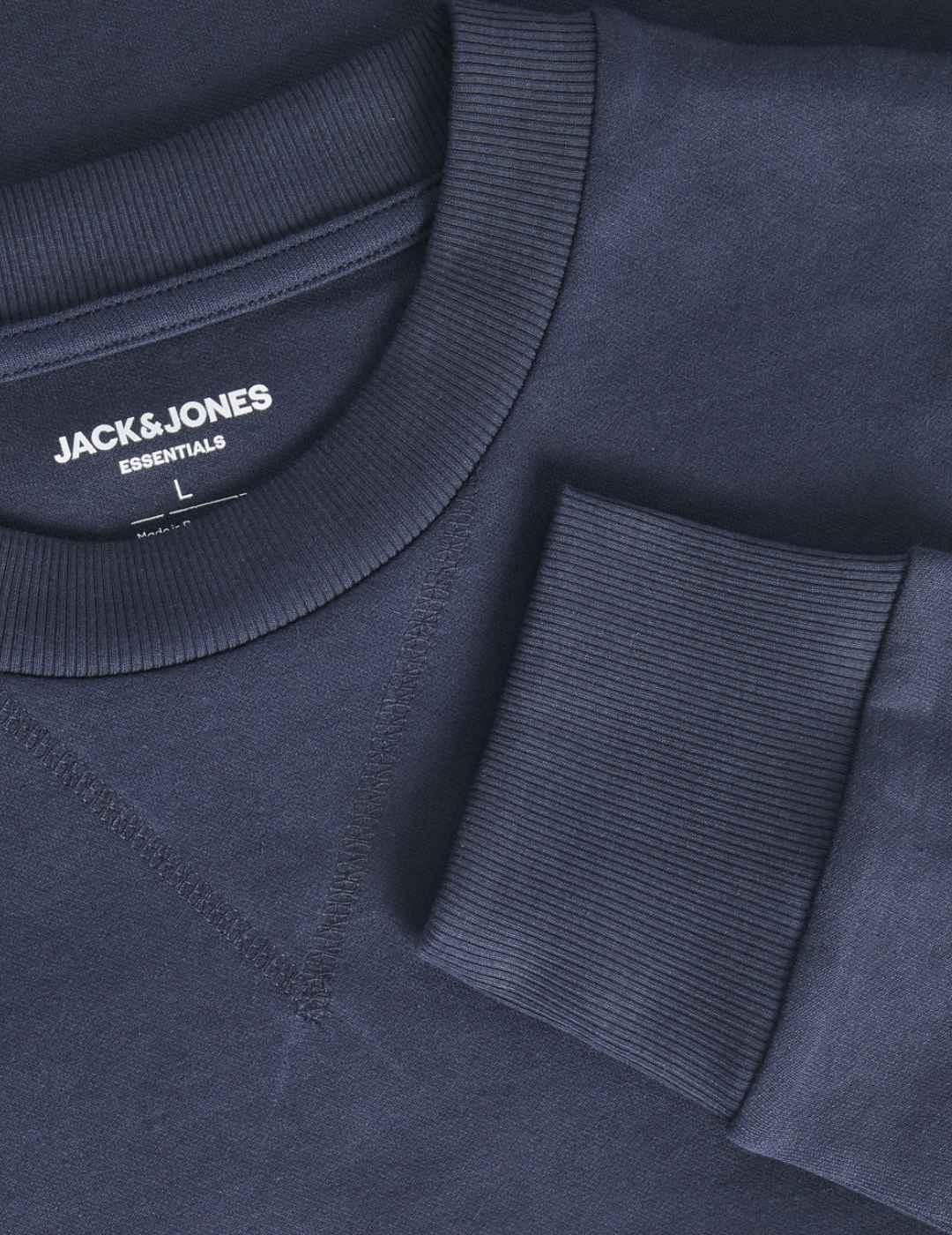 Sudadera Jack&jones Basic marino para hombre