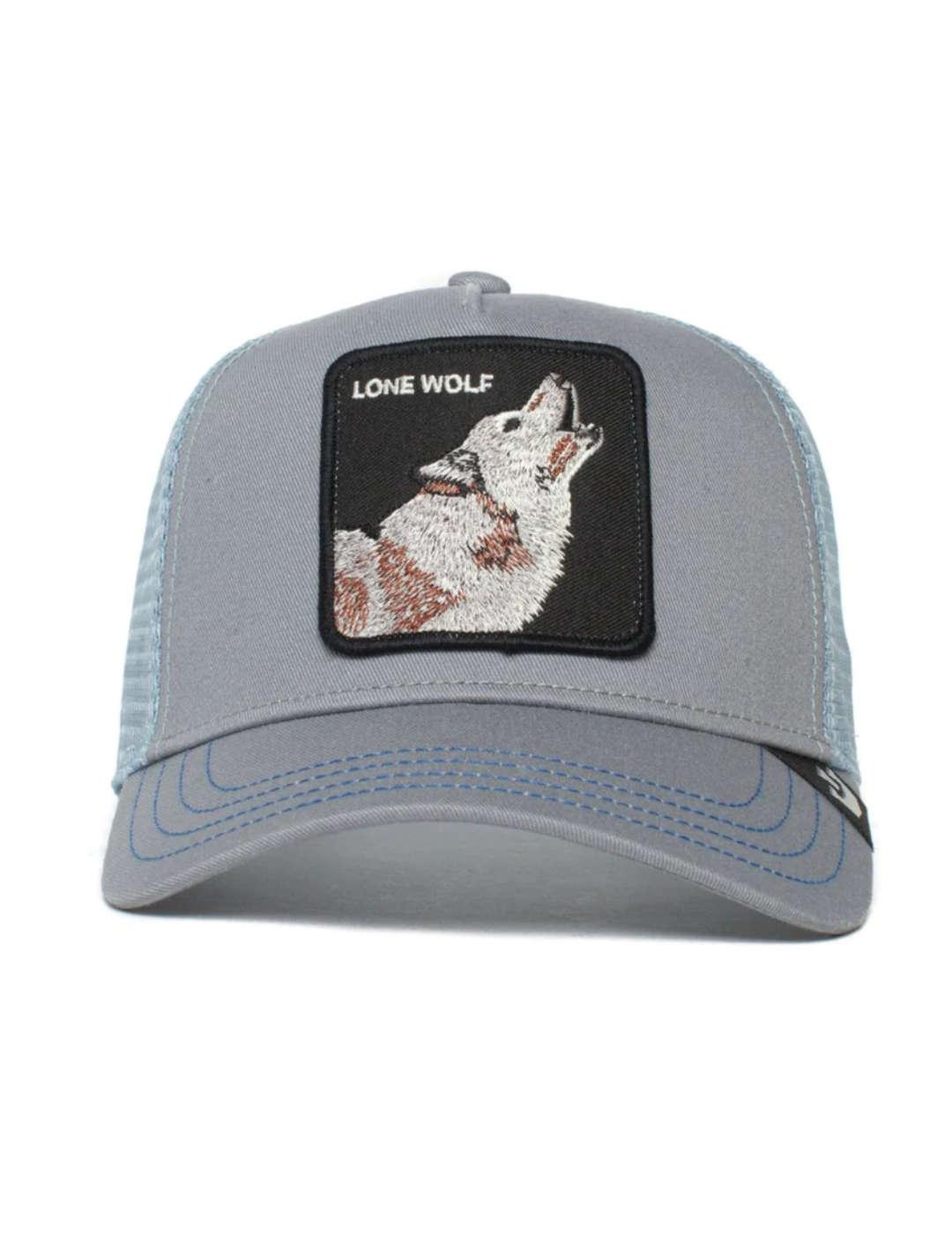 Gorra Goorin Lone Wolg lobo celeste-b