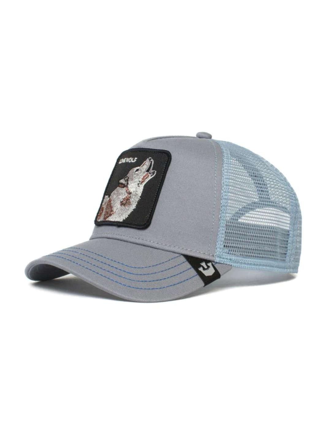 Gorra Goorin Lone Wolg lobo celeste-b