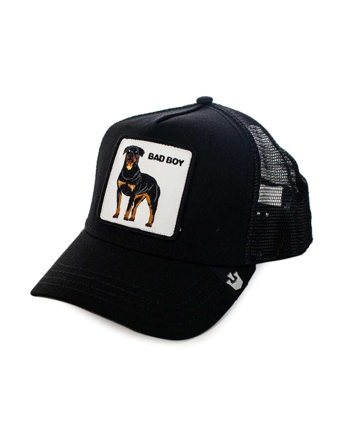 Gorra Goorin Bad boy rottweiler negro-b