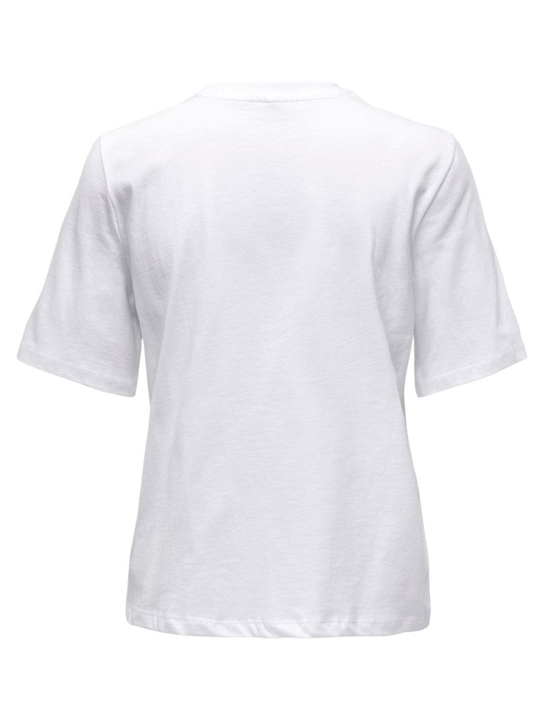 Camiseta Only Natalie blanco para mujer-b