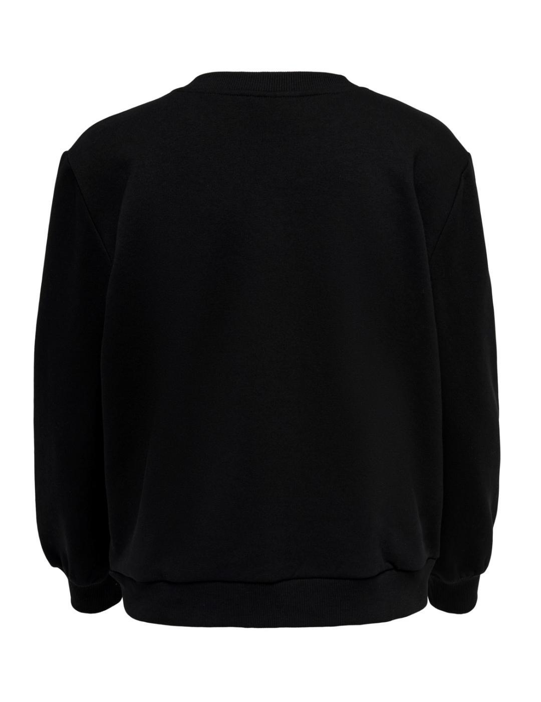 Sudadera Only Bonnie negro para mujer -b