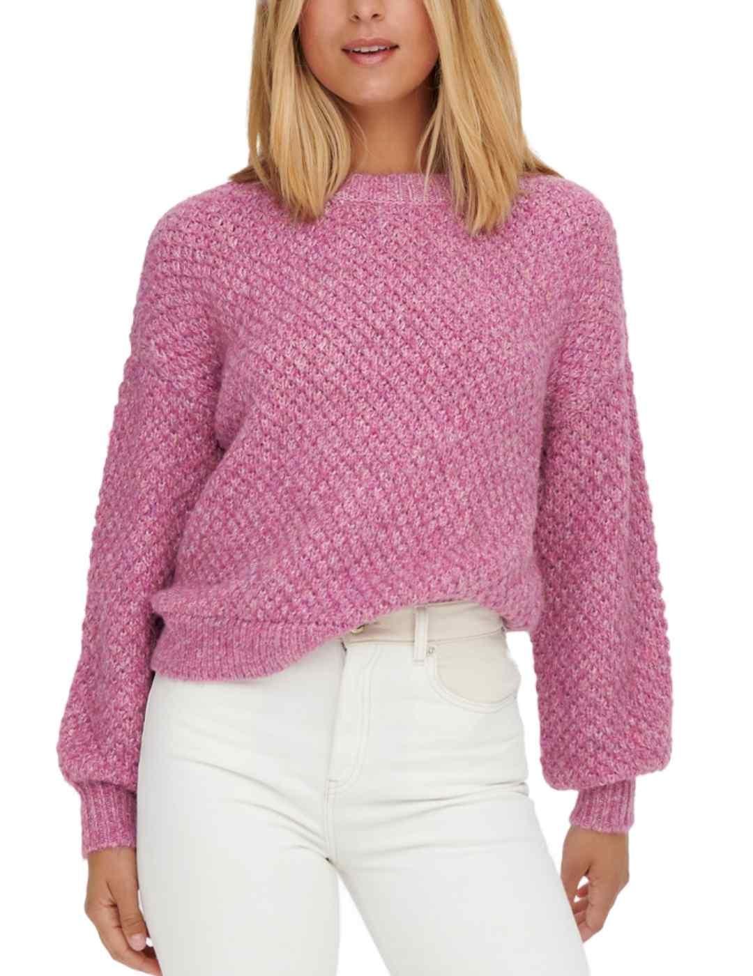 Jersey Only Mella rosa para mujer -b