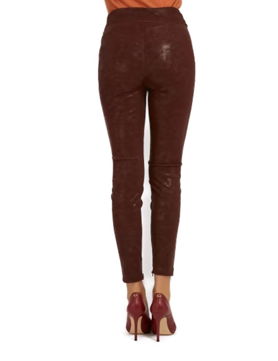 Legging Guess Priscilla marron para mujer