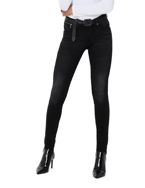 Pantal n vaquero only Skinny fit negro mujer z