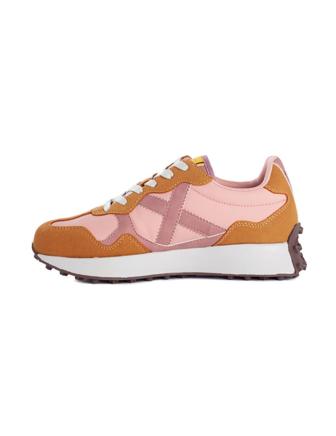 Zapatillas Munich Road rosa/naranja para mujer-b