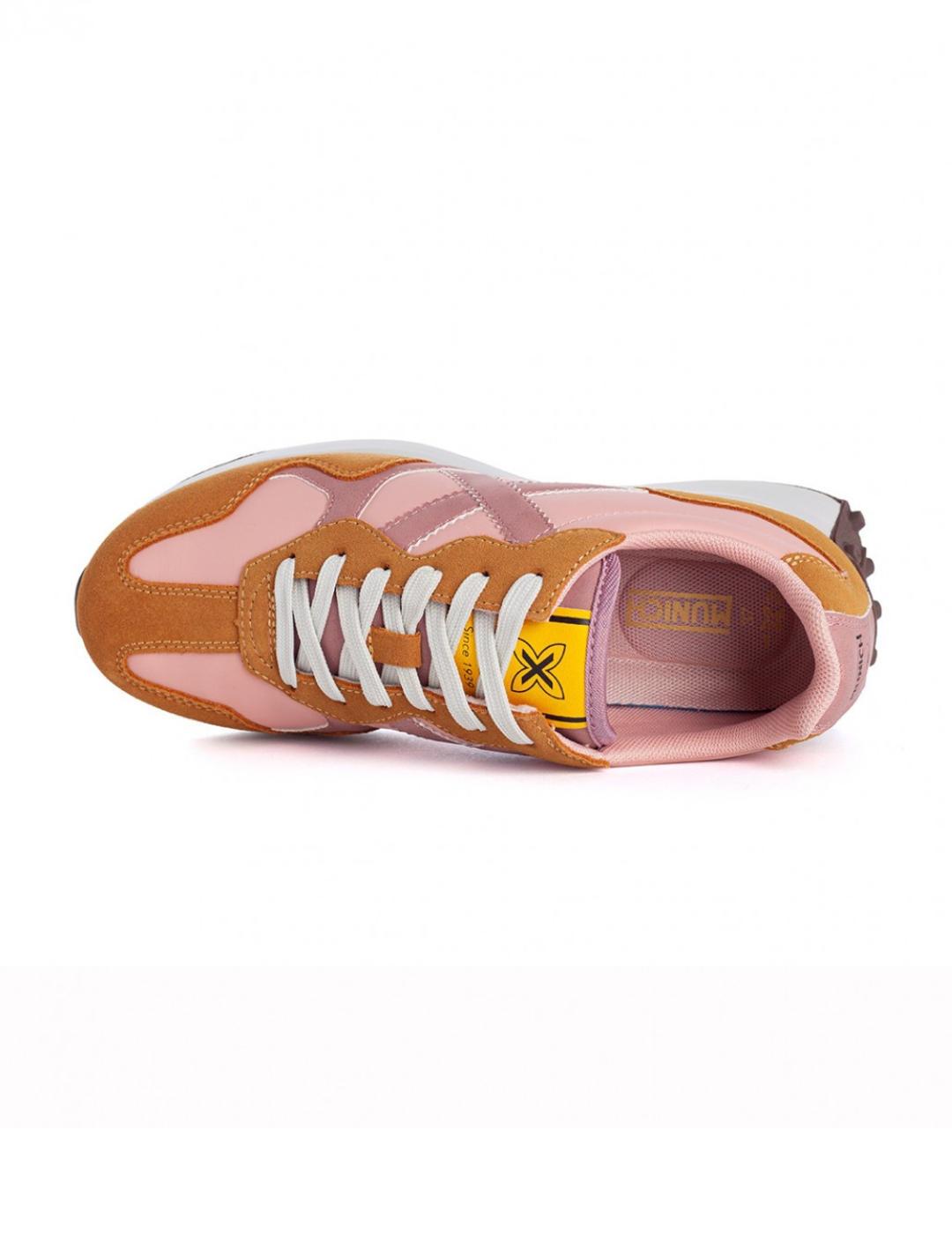 Zapatillas Munich Road rosa/naranja para mujer-b