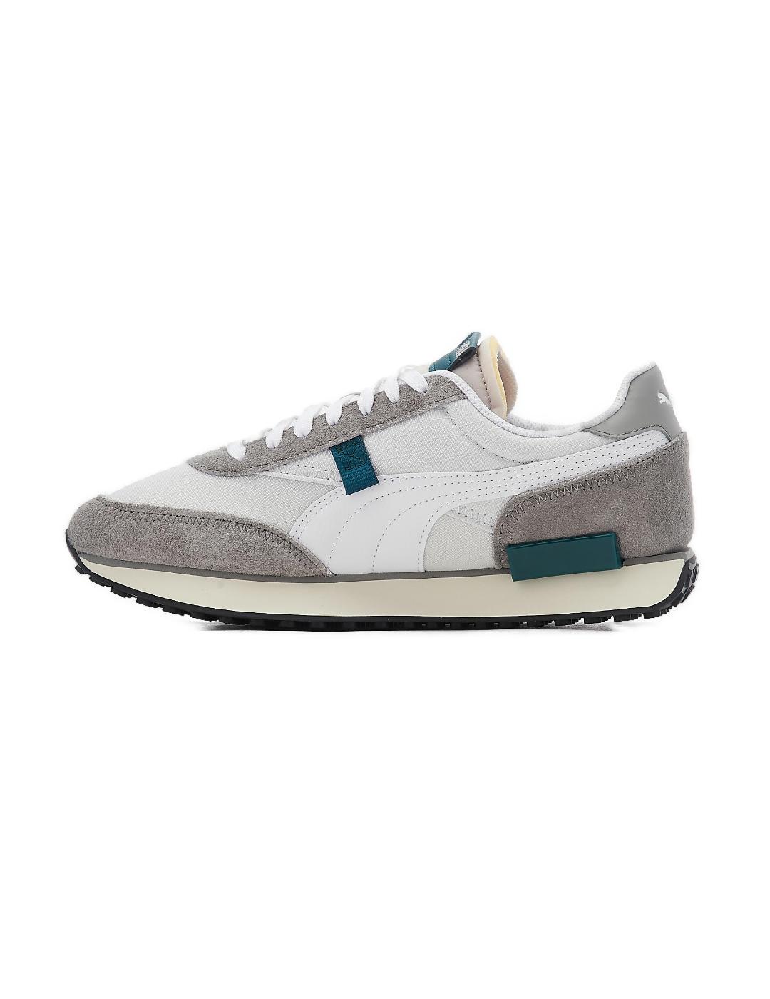 Zapatillas Puma Future Rider blanco, gris y verde de hombre