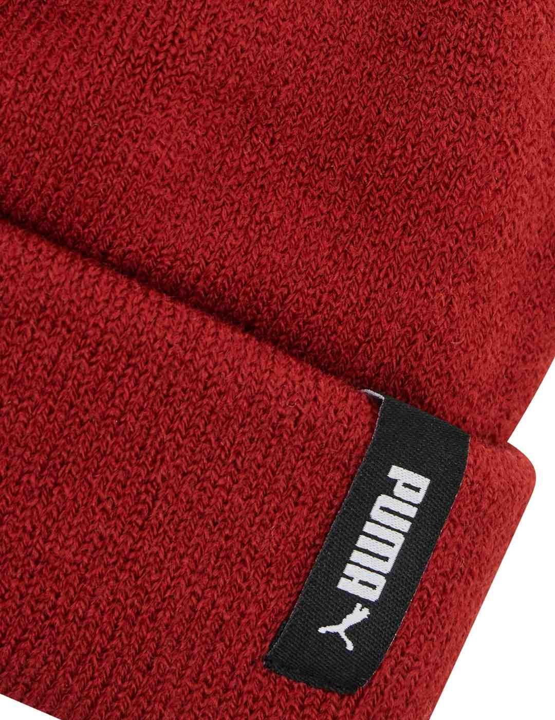 Gorro Puma core Fisherman granate-z