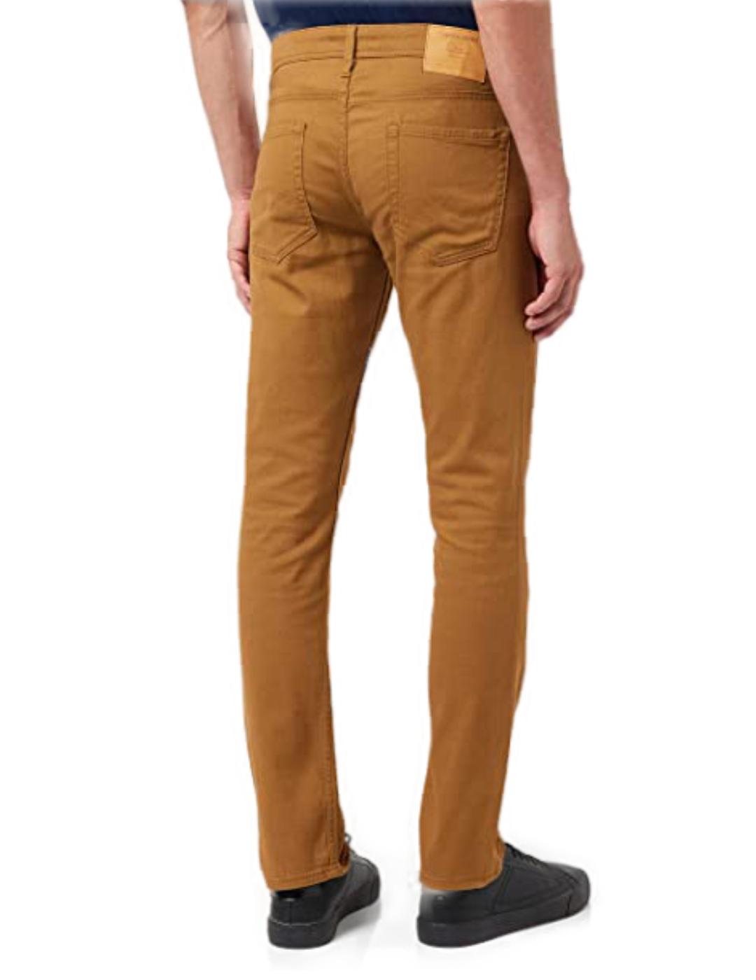 Pantalón vaquero Jack&Jones Glenn marrones hombre-b