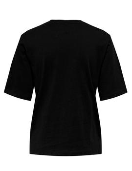 Camiseta Only Mano negra de mujer-c