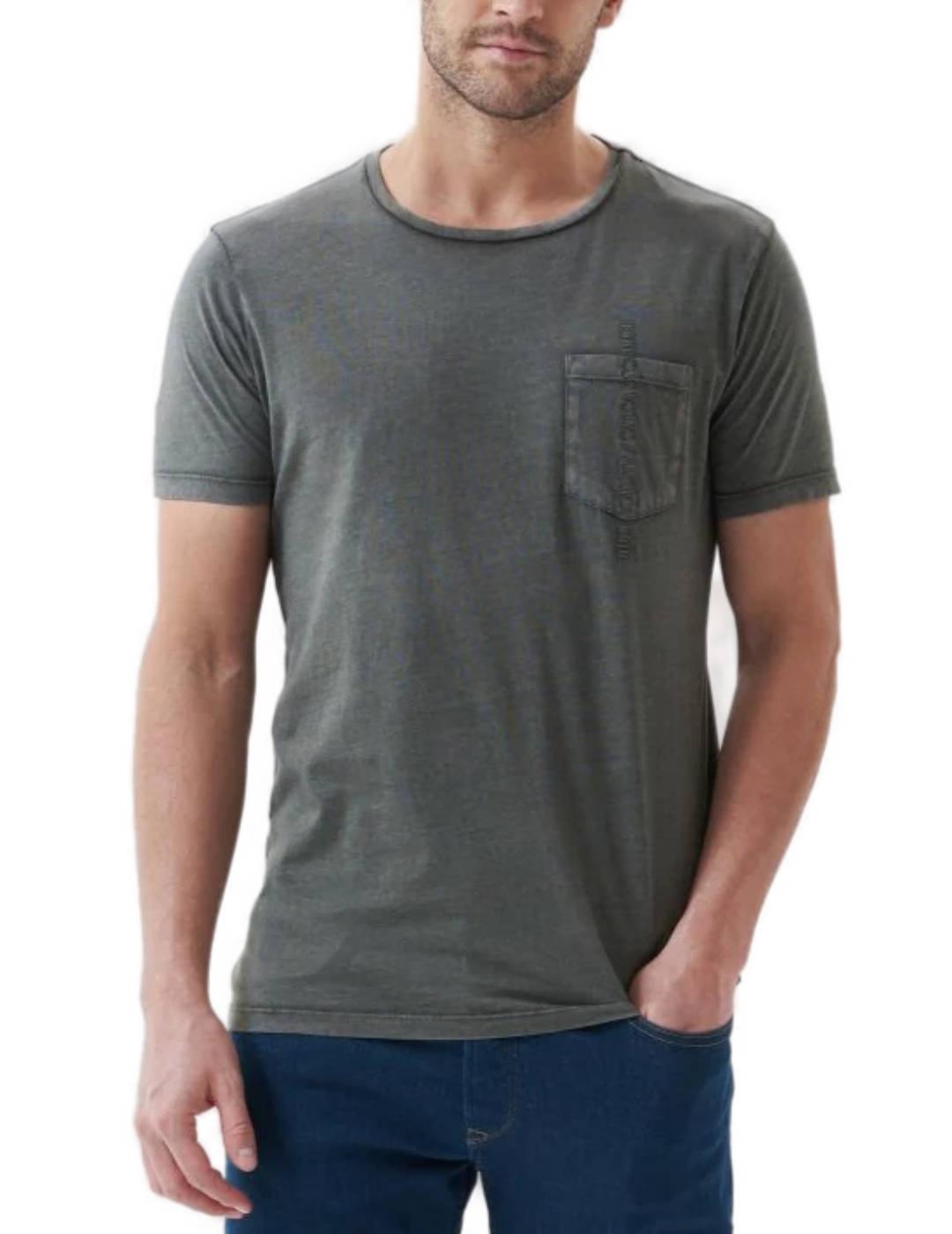 Camiseta Salsa tinte vegetal y bolsillo hombre-