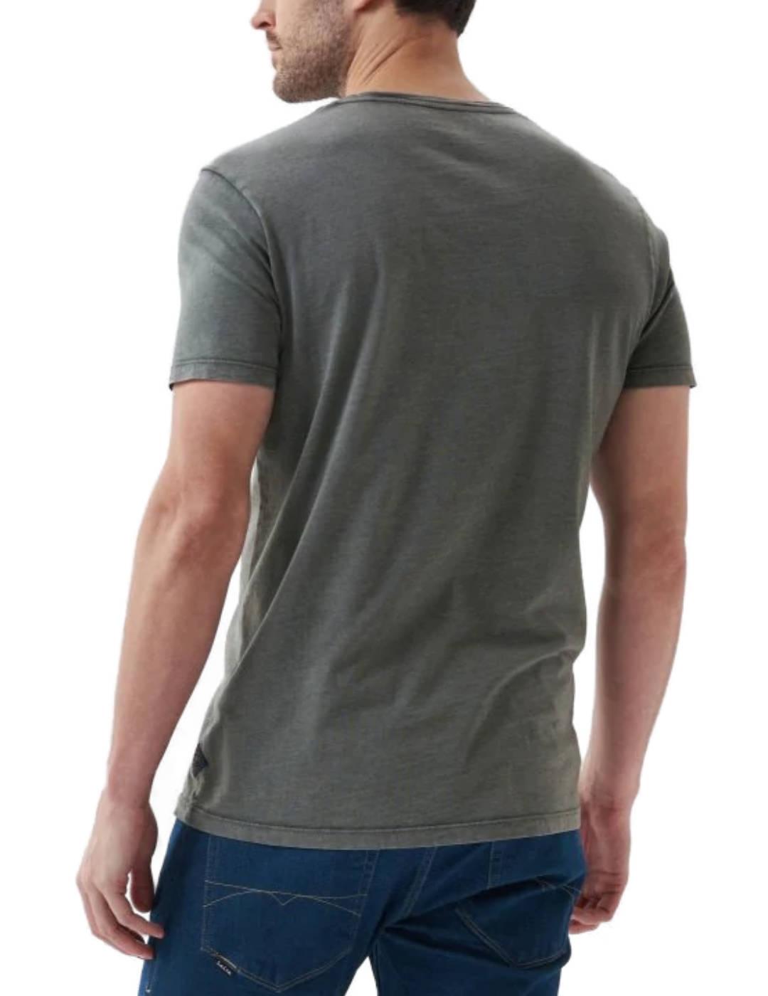 Camiseta Salsa tinte vegetal y bolsillo hombre-