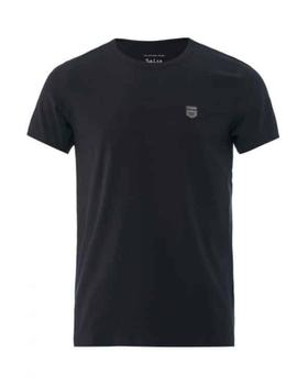 Camiseta Salsa logo en placa negra para hombre