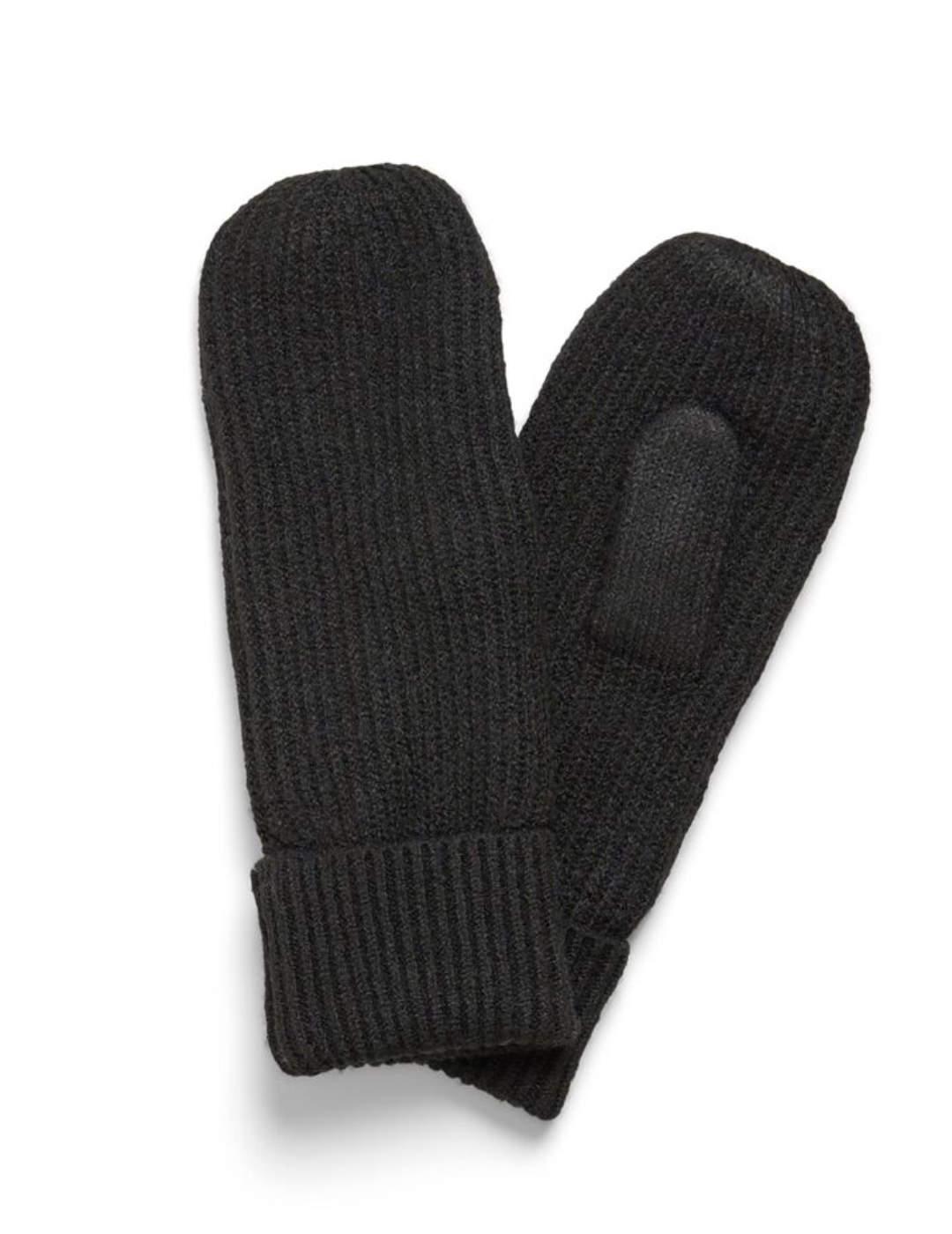 Guantes Vila Della negro para mujer -b