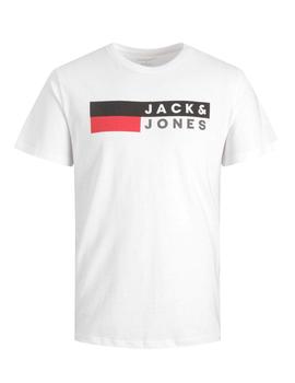 Camiseta Jack&Jones Eco blanco para hombre-c