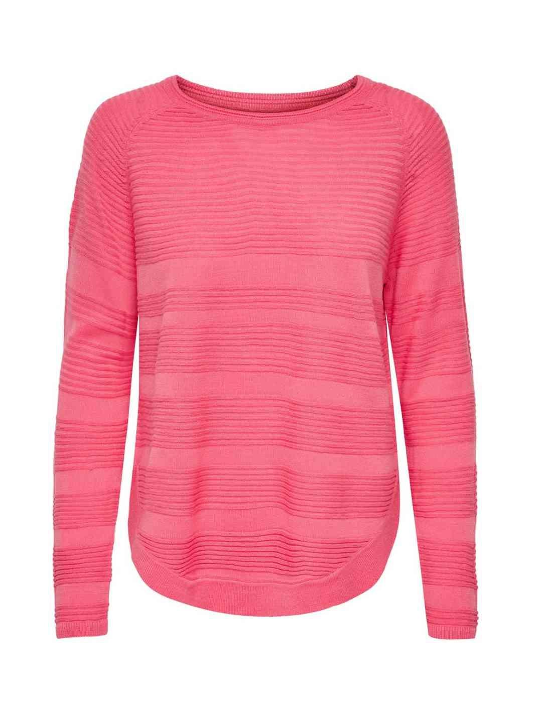Jersey Only Caviar en coral para mujer-c