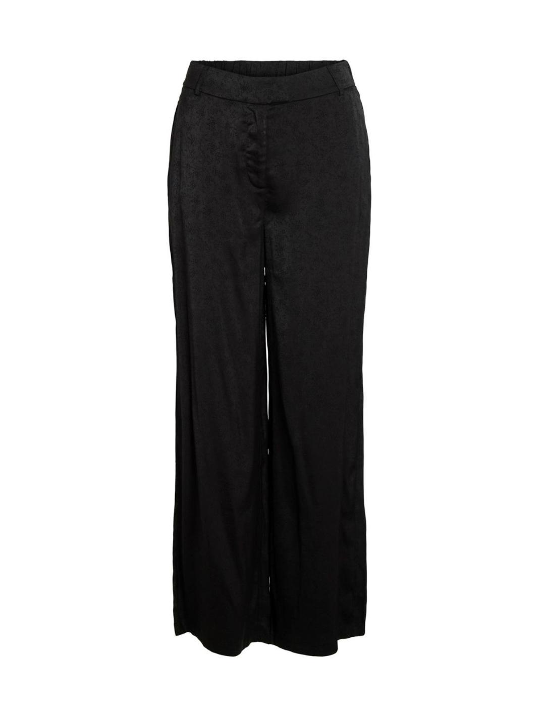 Pantalones Vila Miel negro para mujer-b