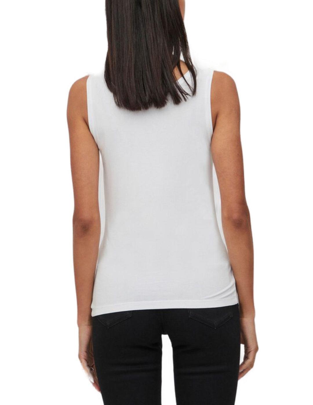 Camiseta Vila Daisy blanca tirantes para mujer-c