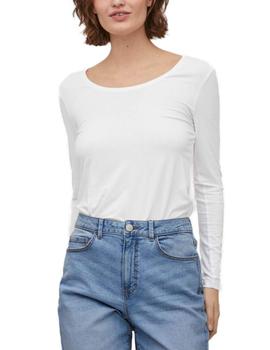Camiseta Vila Daisy blanca manga larga de mujer-c